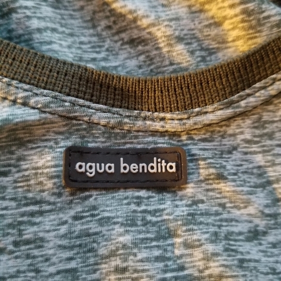 Agua Bendita Camiseta Martinica Semi Sheer Sleeveless Drawstring Hem Tank Size S - Picture 10 of 12